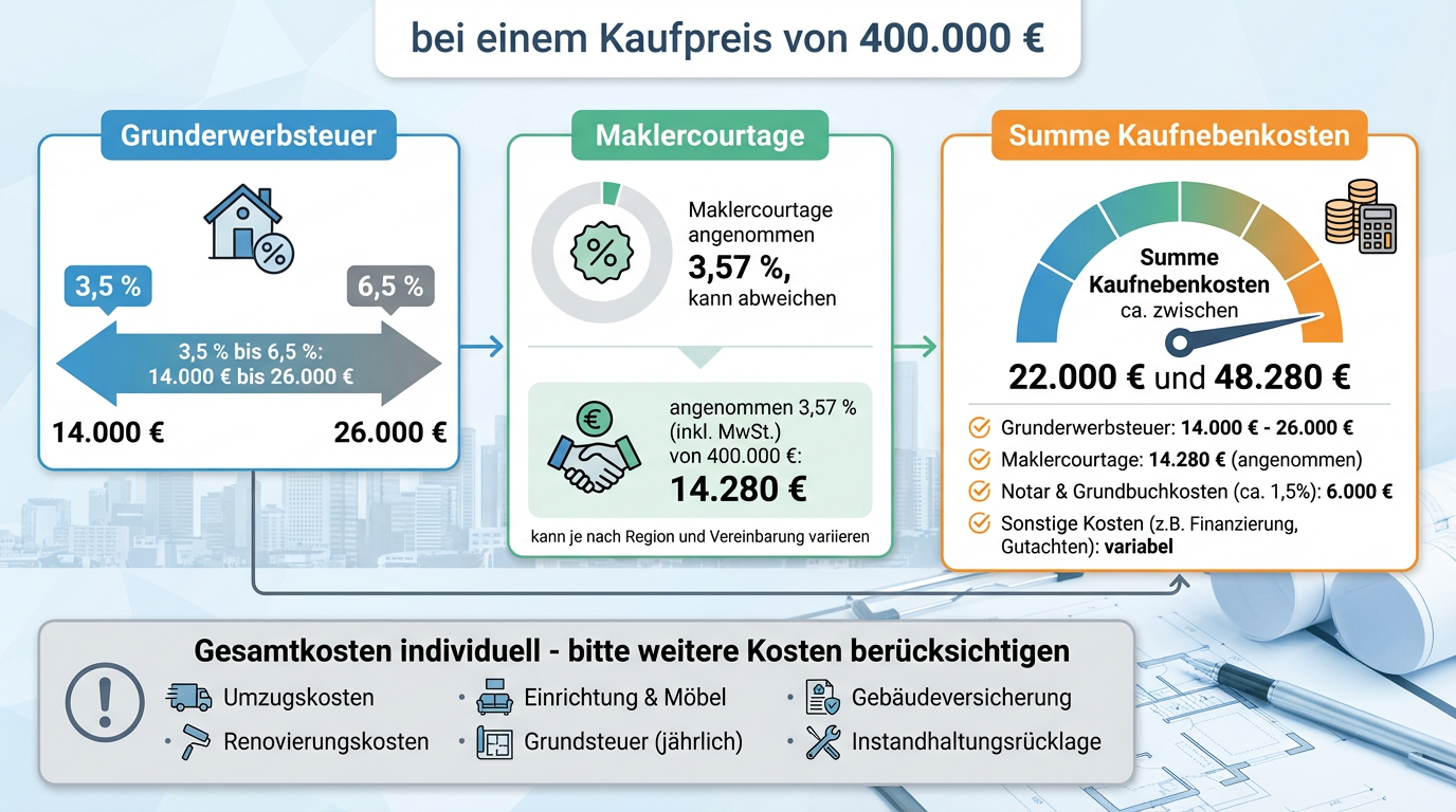 Nebenkosten beim Immobilienkauf: Der vollständige Überblick