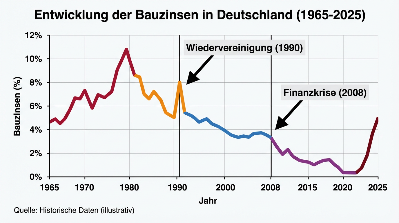 Zinsentwicklung 2025: Prognosen und Strategien für Ihre Baufinanzierung